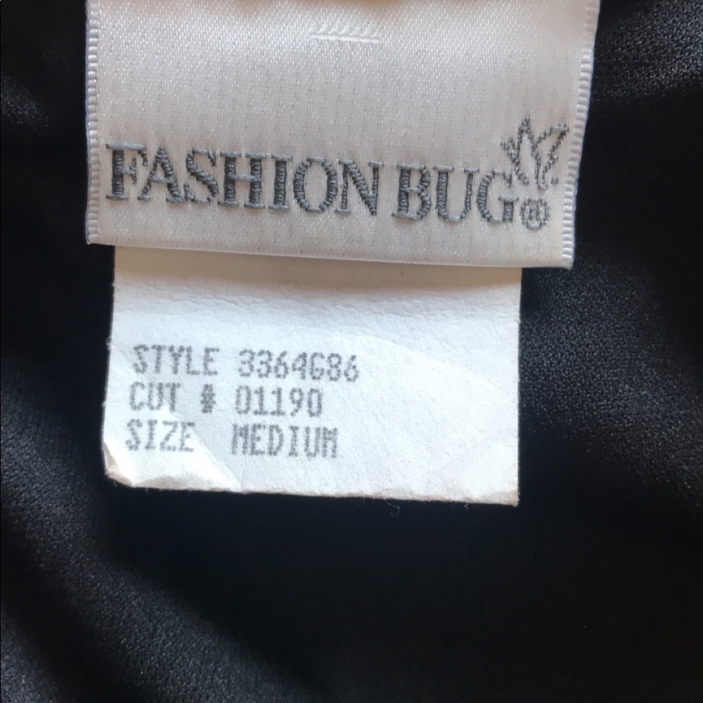 Fashion Bug  black and pink pattern skirt - Picture 4 of 4